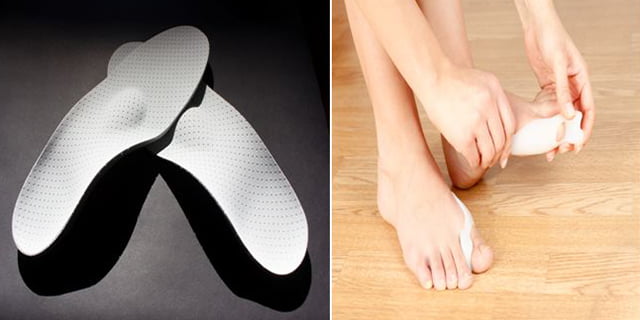 Medidas de prevenção: Palmilhas e protetores de calo